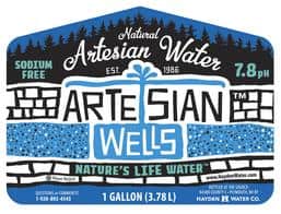 natural artesian bottled water